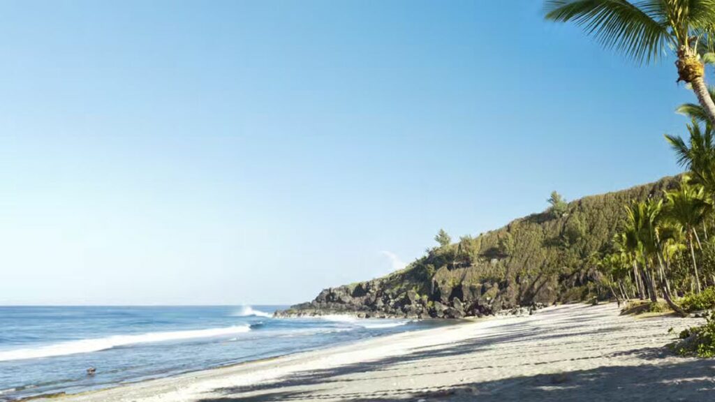 La Plage des Salines sur l'île de la Réunion