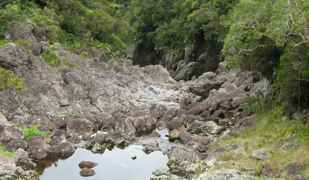 Roche Glissante / rivière des Marsouins à La Réunion
