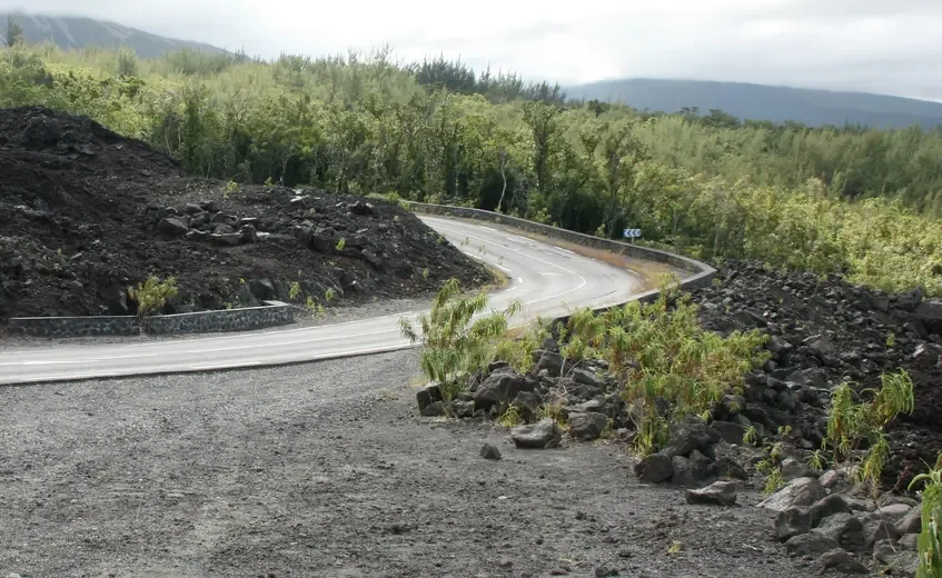 Route des Laves à La Réunion